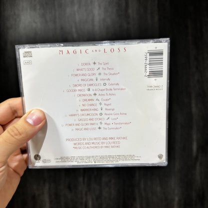 LOU REED - MAGIC AND LOSS CD USADO