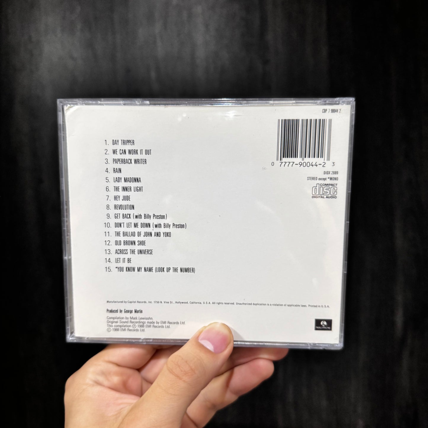 THE BEATLES - PAST MASTERS: VOLUME TWO CD USADO