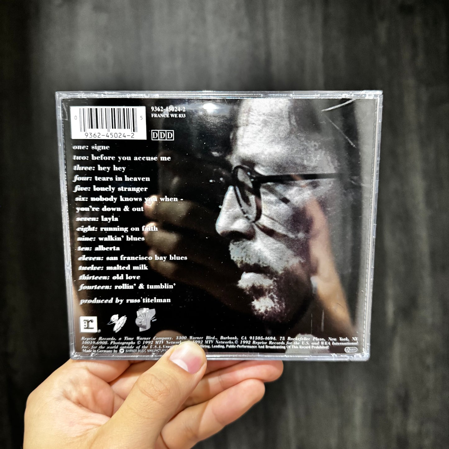 ERIC CLAPTON - MTV UNPLUGGED CD USADO