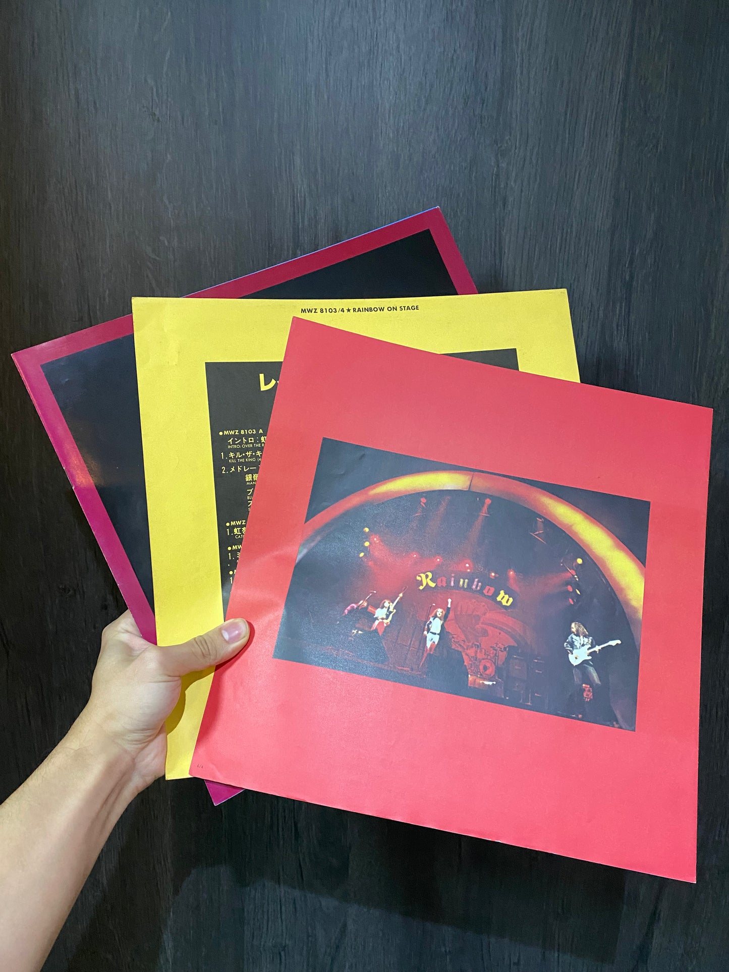RAINBOW - ON STAGE. JAPON 2LPs.