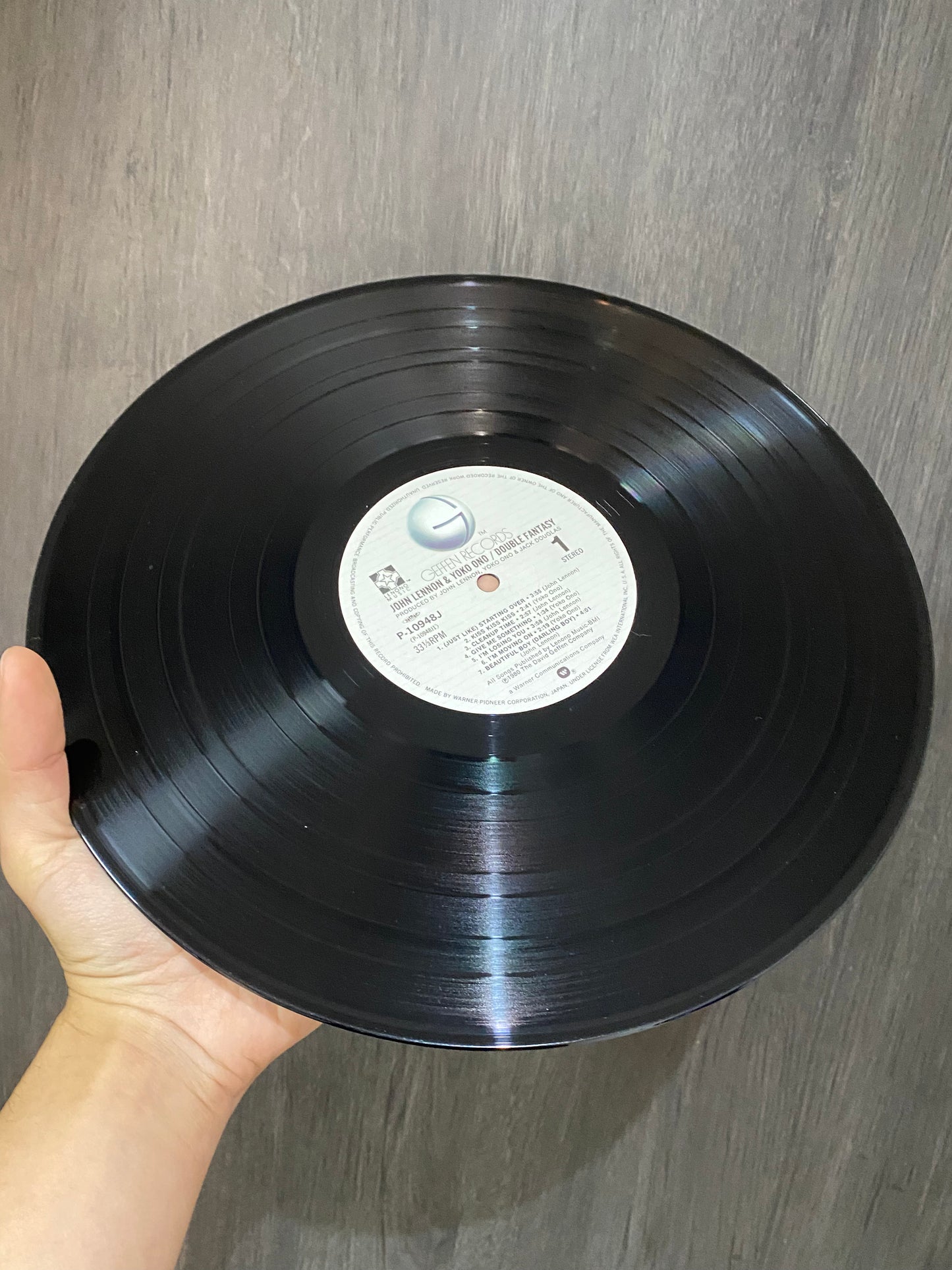 JOHN LENNON & YOKO ONO - DOUBLE FANTASY. JAPON LP.
