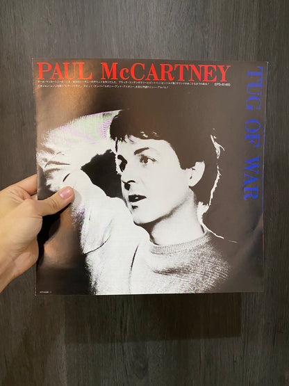 PAUL McCARTNEY - TUG OF WAR. JAPON LP.