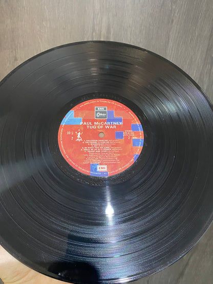 PAUL McCARTNEY - TUG OF WAR. JAPON LP.