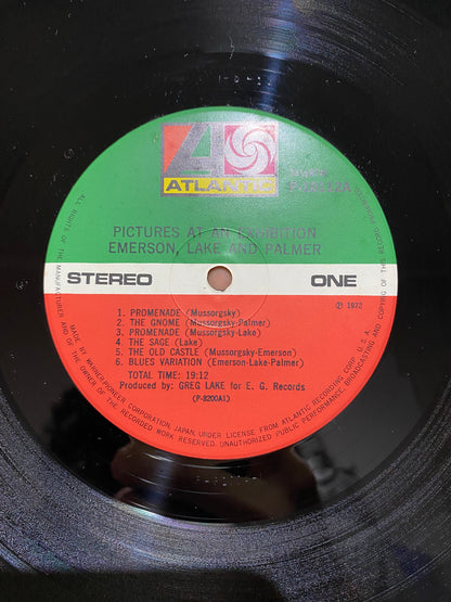 EMERSON, LAKE & PARLMER - PICTURES AT AN EXHIBITION. JAPON LP.