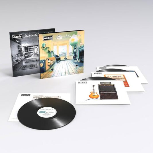 OASIS - DEFINITELY MAYBE 30th ANIVERSARIO DELUXE EDITION 4LPs