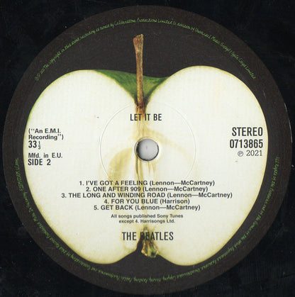 THE BEATLES - LET IT BE LP VINILO