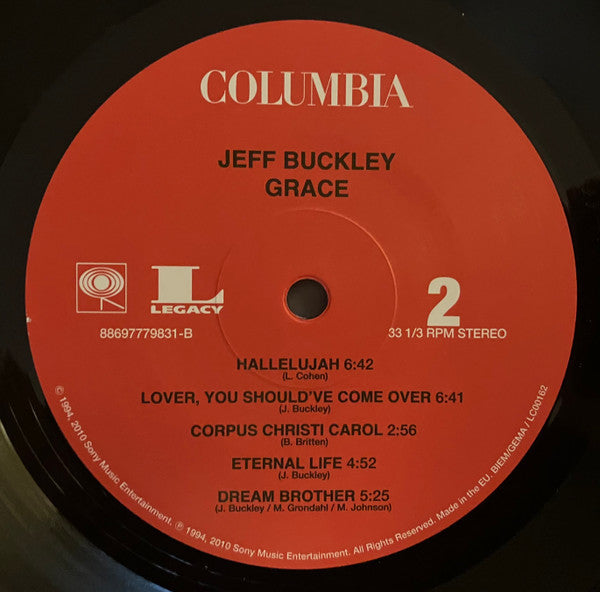 JEFF BUCKLEY - GRACE LP VINILO