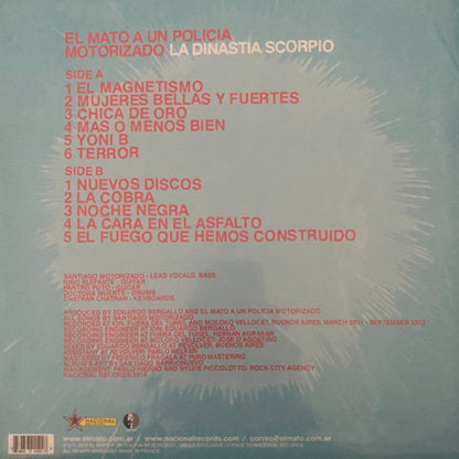 EL MATO A UN POLICIA MOTORIZADO - LA DINASTIA SCORPIO LP LIMITED EDITION