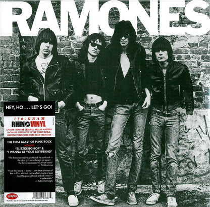 RAMONES - RAMONES LP CUT FROM THE ORIGINAL ANALOG MASTER