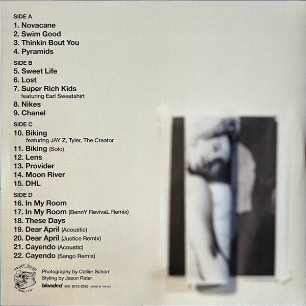 FRANK OCEAN - THE SINGLES 2012/2020 2LP VINILO