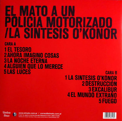 EL MATO A UN POLICIA MOTORIZADO - LA SINTESIS OKONOR LP LIMITED EDITION RED VINYL