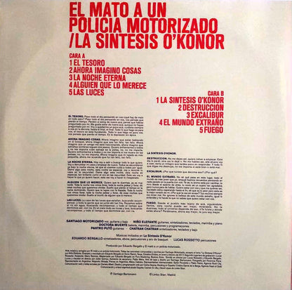 EL MATO A UN POLICIA MOTORIZADO - LA SINTESIS OKONOR LP LIMITED EDITION RED VINYL