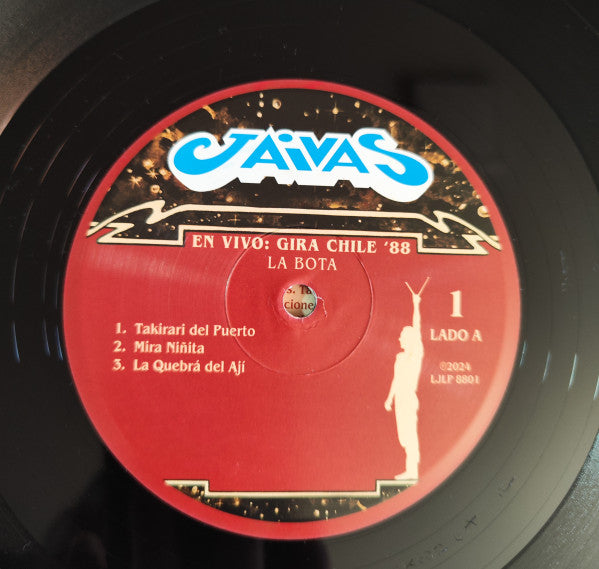 LOS JAIVAS - EN VIVO GIRA 88 / LA BOTA LP.