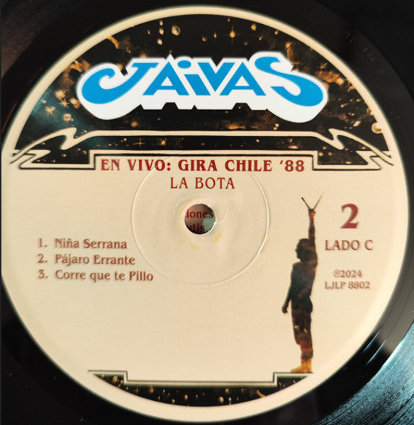 LOS JAIVAS - EN VIVO GIRA 88 / LA BOTA LP.