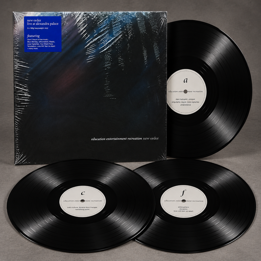 NEW ORDER - EDUCATION ENTERTAIMENT RECREATION 3LPs VINILO BOX SET