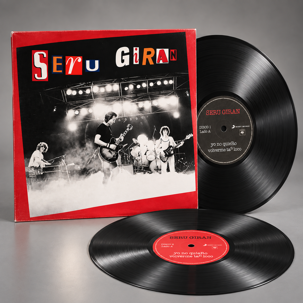 SERU GIRAN - YO NO QUIERO VOLVERME TAN LOCO (EN VIVO EN EL TEATRO COLISEO 1981) 2LPs VINILO