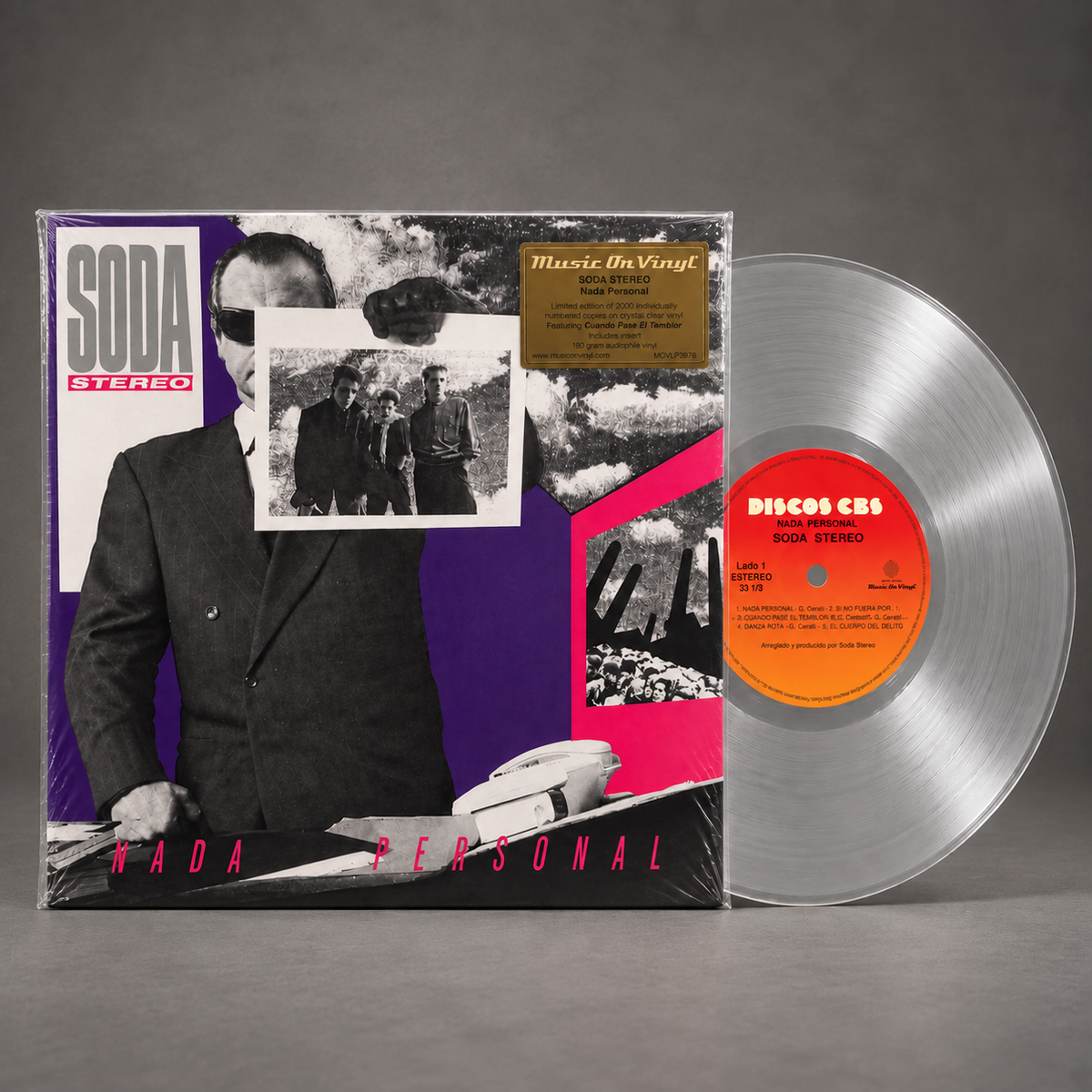 SODA STEREO - NADA PERSONAL (MUSIC ON VINYL) LIMITED EDITION